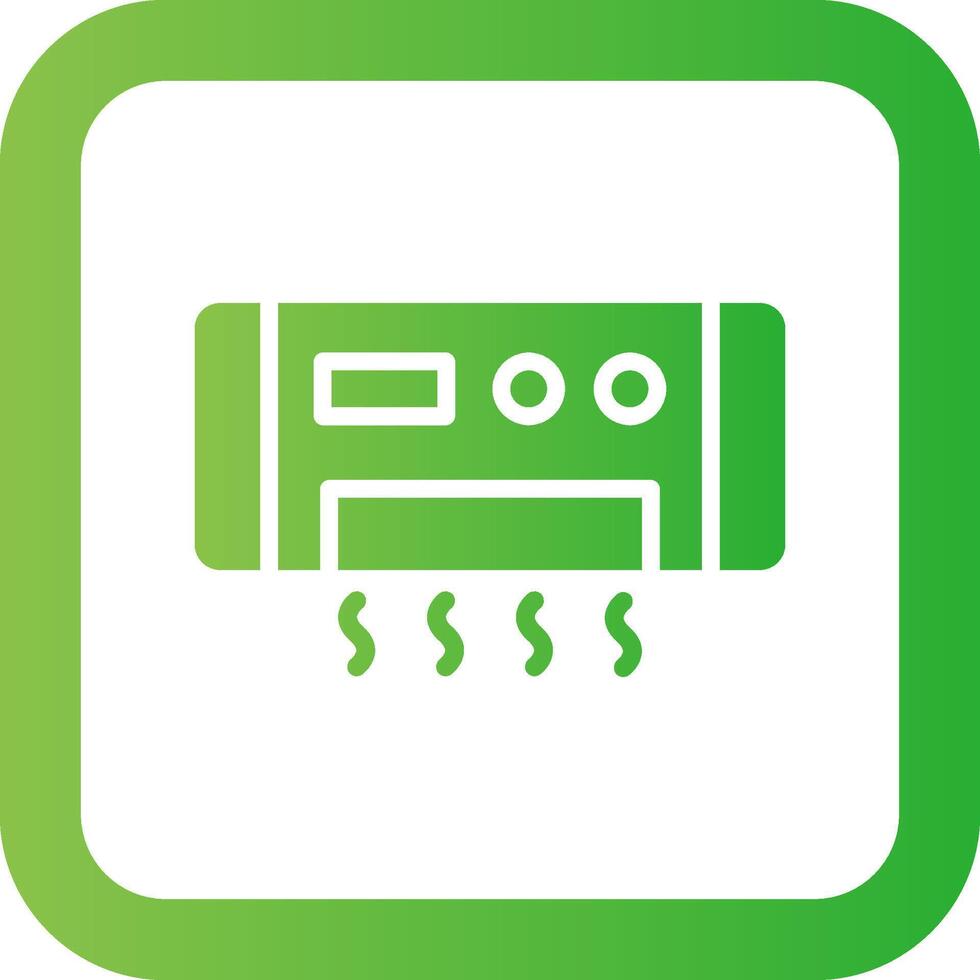 Air Conditioning Creative Icon Design vector