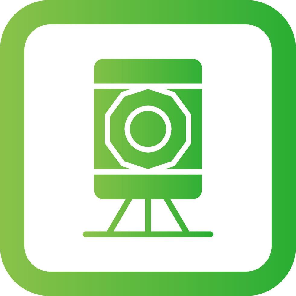 Theodolite Creative Icon Design vector