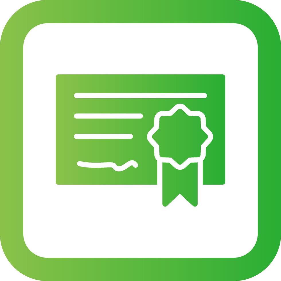 Diploma Creative Icon Design vector
