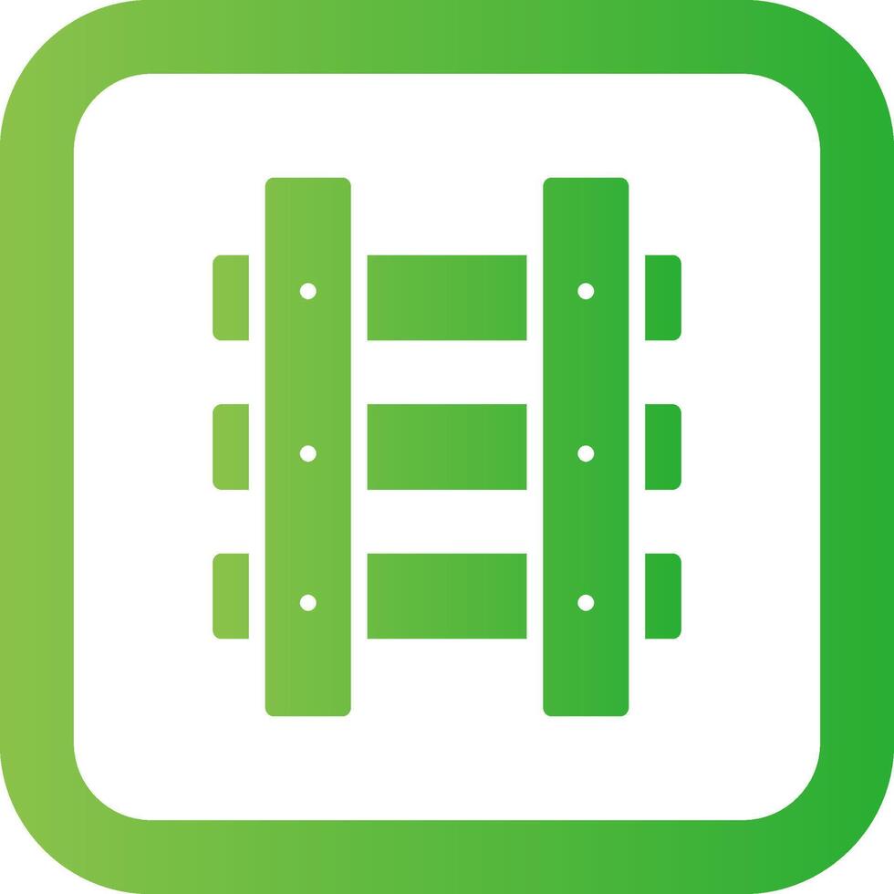 Train Tracks Creative Icon Design vector