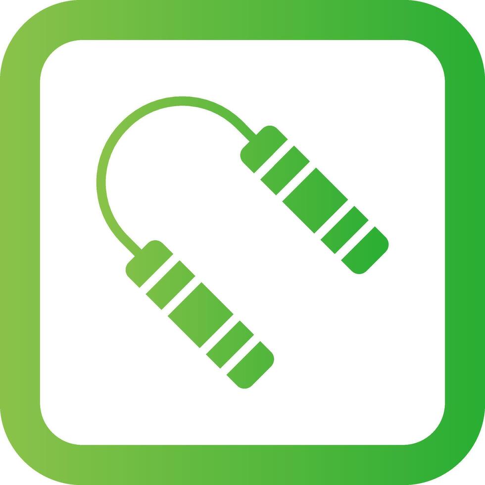 Nunchaku Creative Icon Design vector