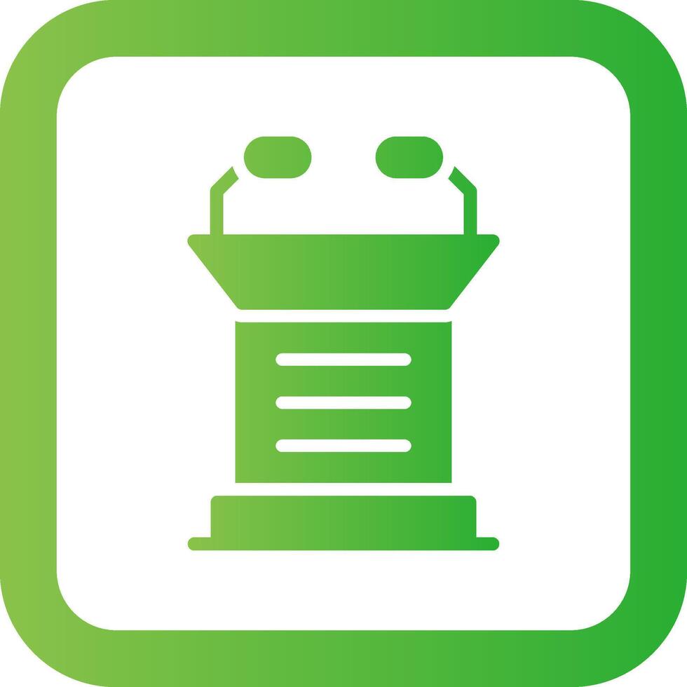Lectern Creative Icon Design vector