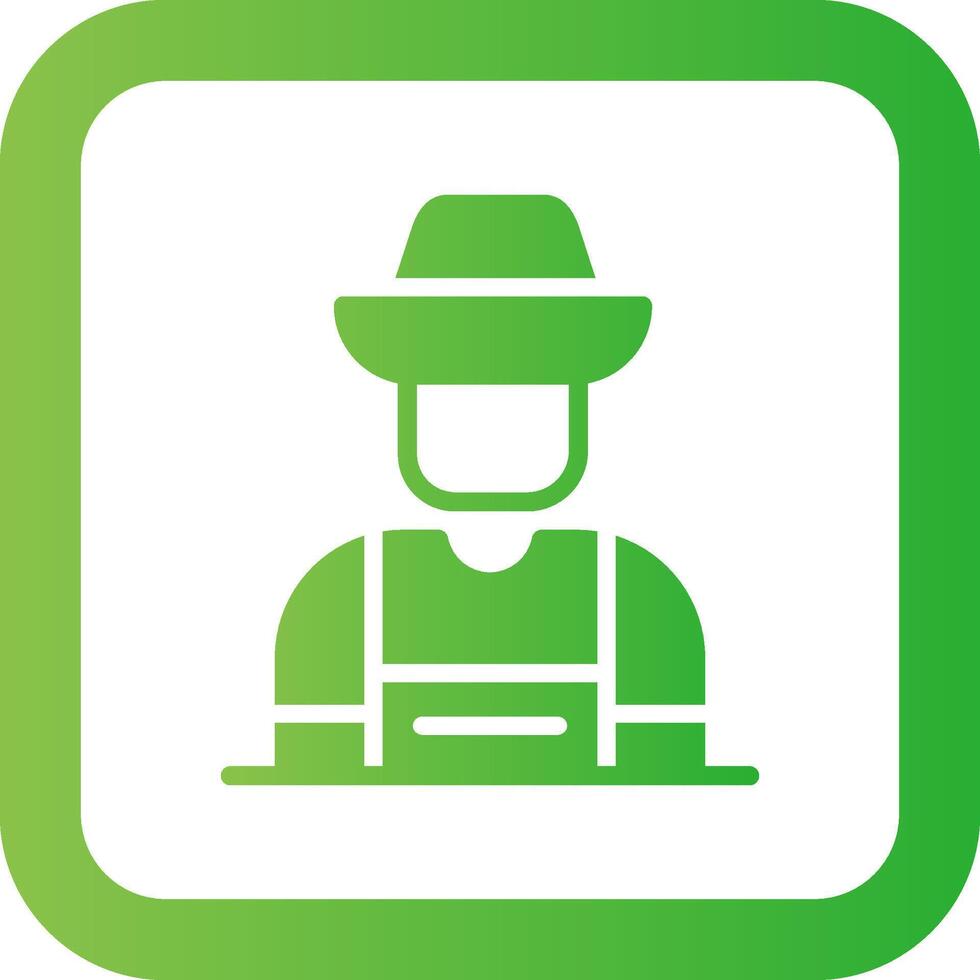 Farmer Creative Icon Design vector