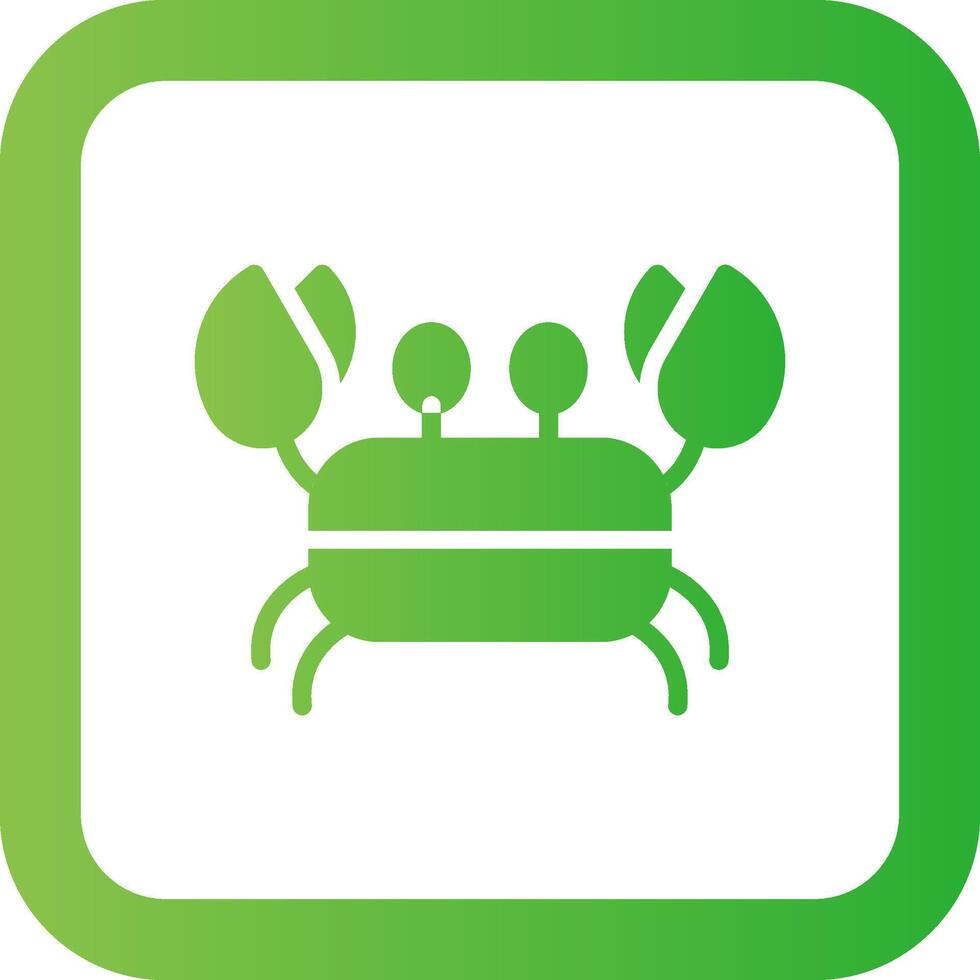 Crab Creative Icon Design vector