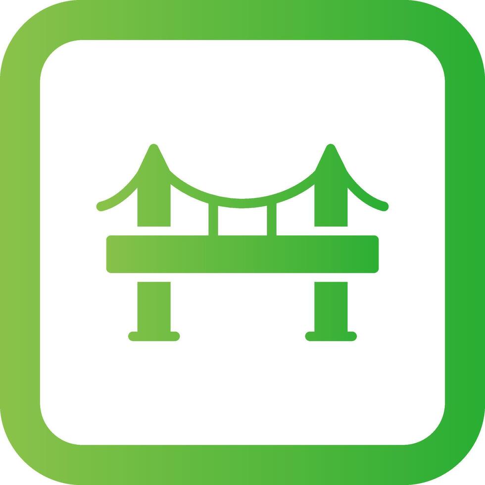 Bridge Creative Icon Design vector
