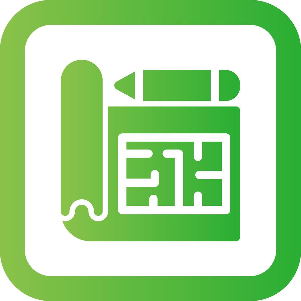 Blueprint Creative Icon Design vector