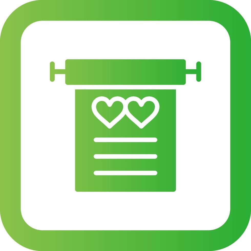 Wedding Vows Creative Icon Design vector