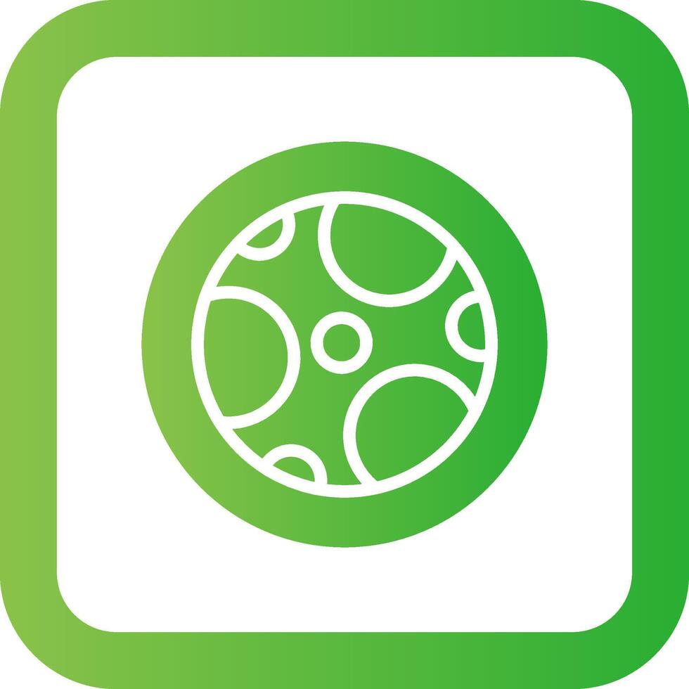 Full Moon Creative Icon Design vector