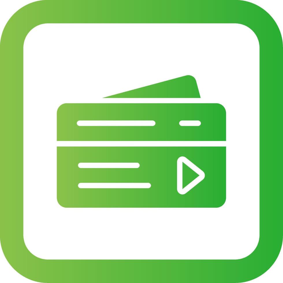 Credit Card Creative Icon Design vector