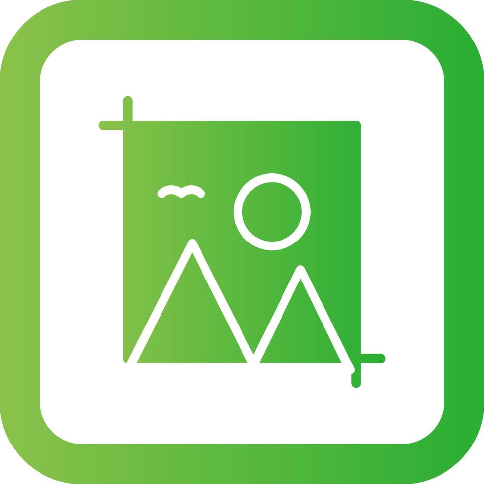 Crop Creative Icon Design vector
