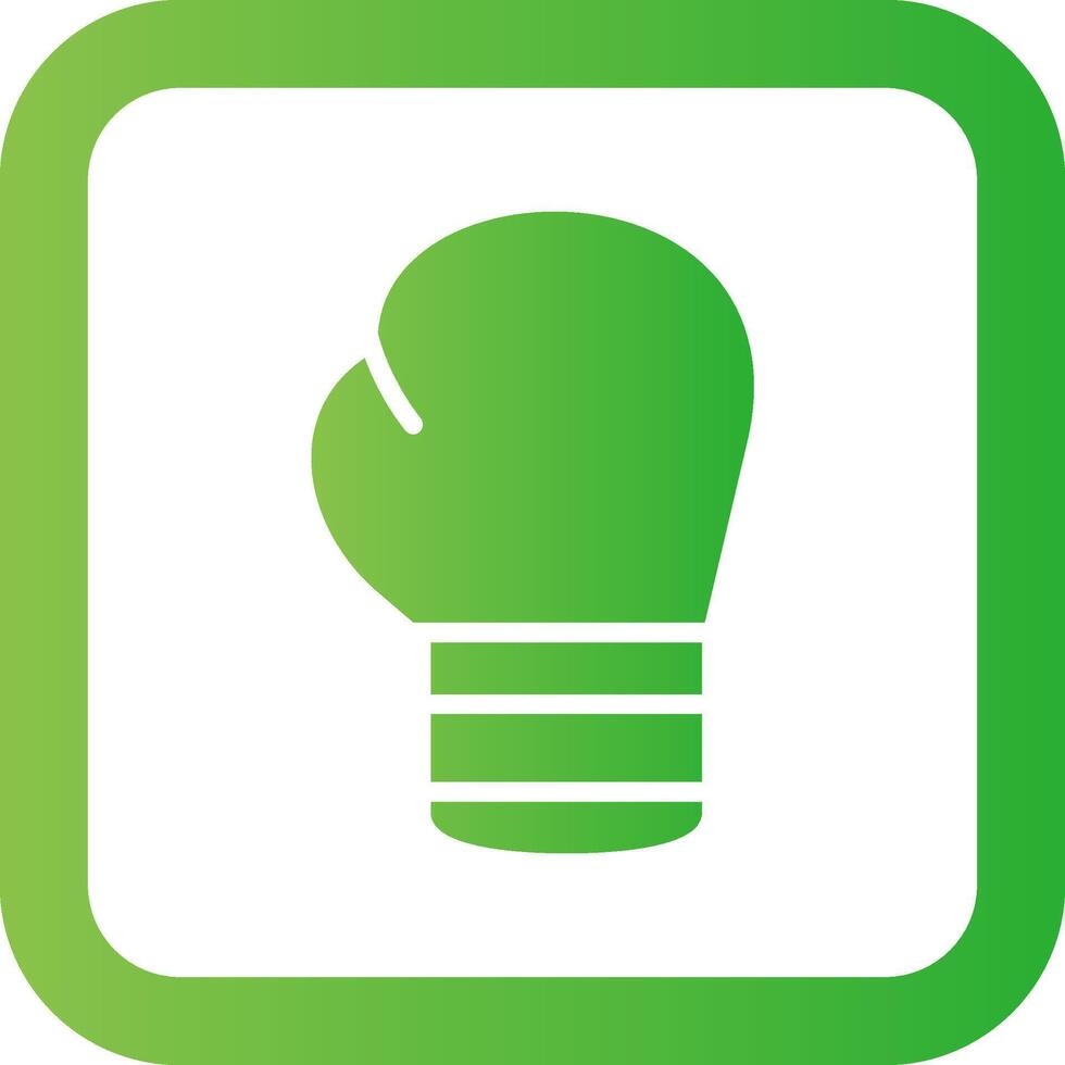 Boxing Glove Creative Icon Design vector