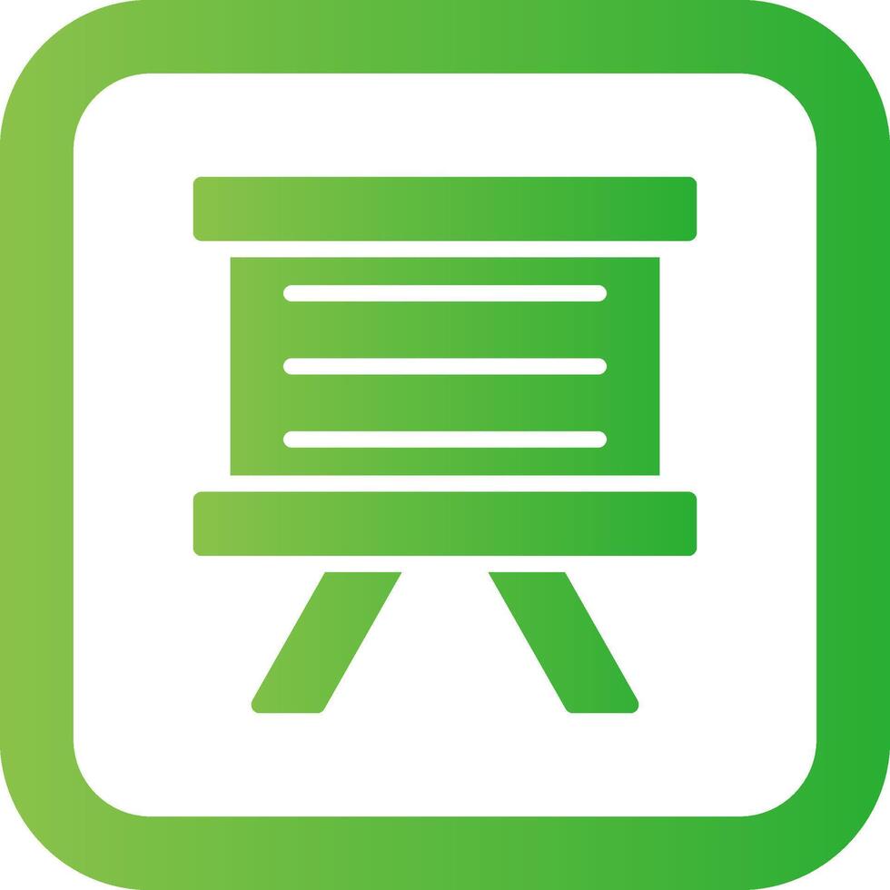 White Board Creative Icon Design vector
