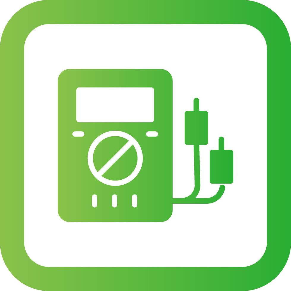 Voltmeter Creative Icon Design vector