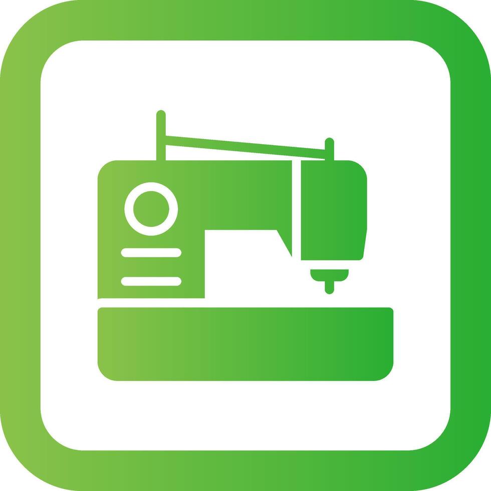 Sewing Machine Creative Icon Design vector