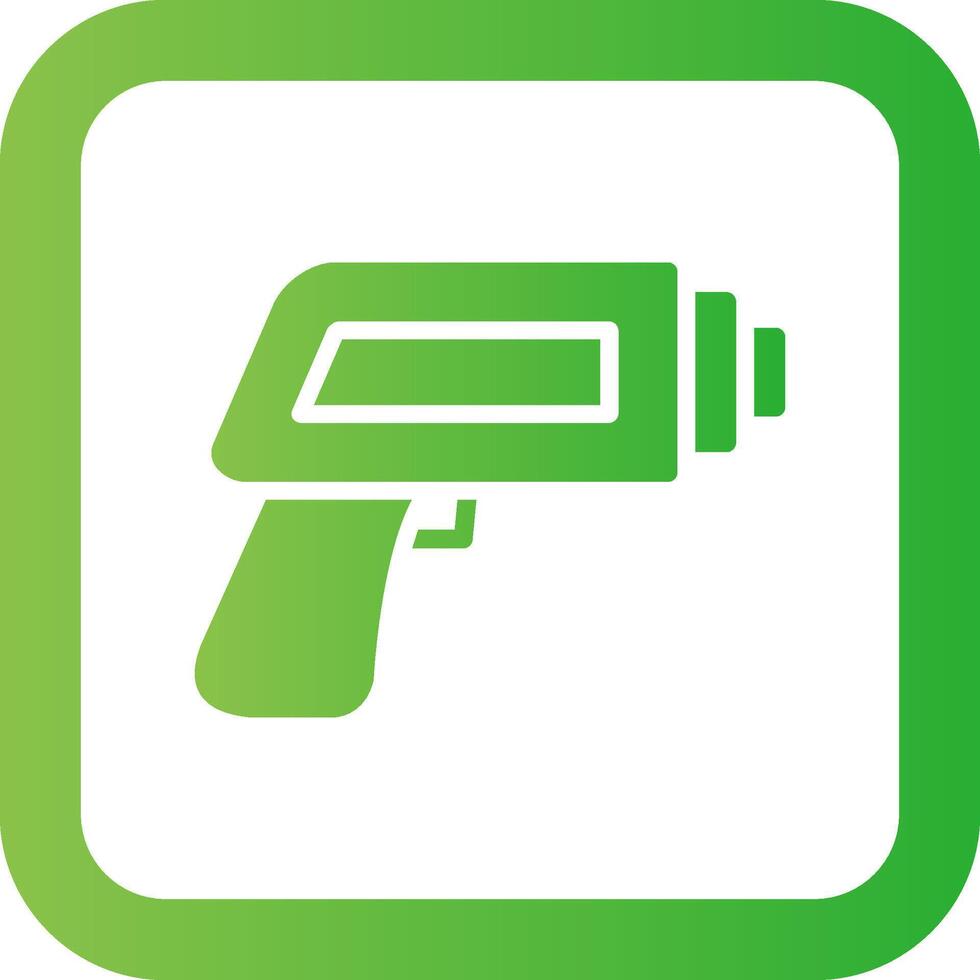 Thermometer Gun Creative Icon Design vector