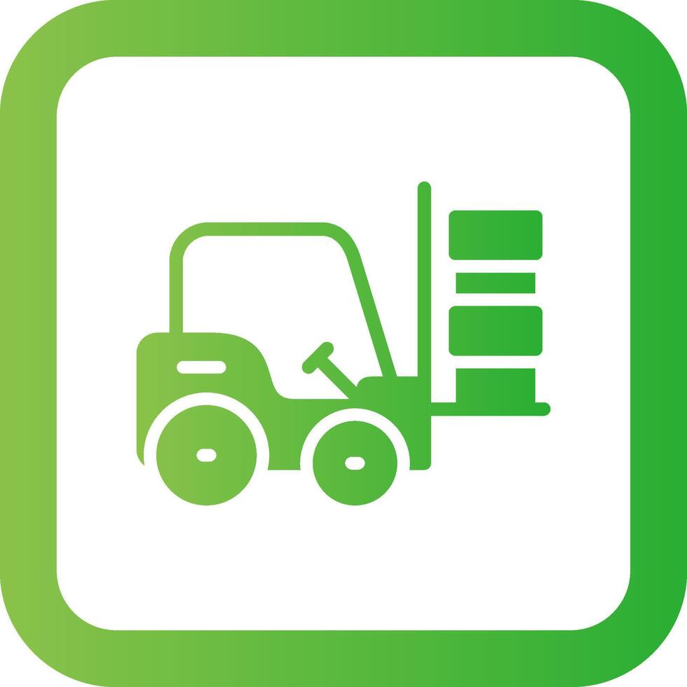 Forklift Creative Icon Design vector