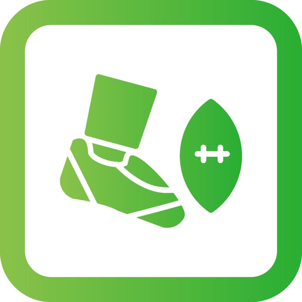 Free Kick Creative Icon Design vector