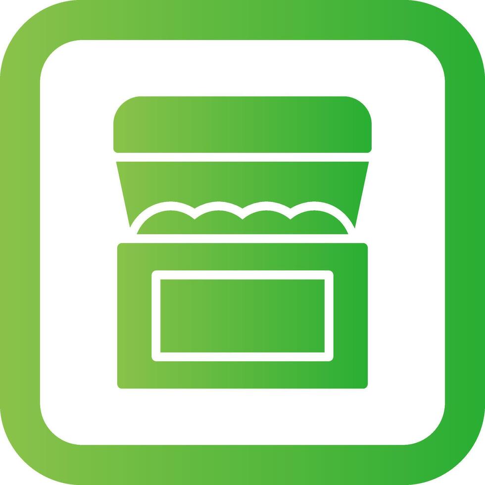 Treasure Chest Creative Icon Design vector