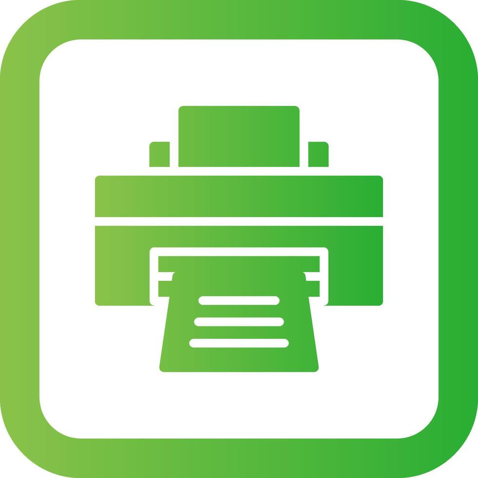 Printer Creative Icon Design vector