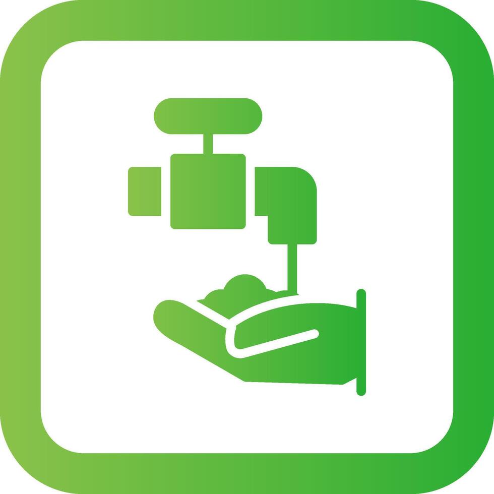 Handwash Creative Icon Design vector