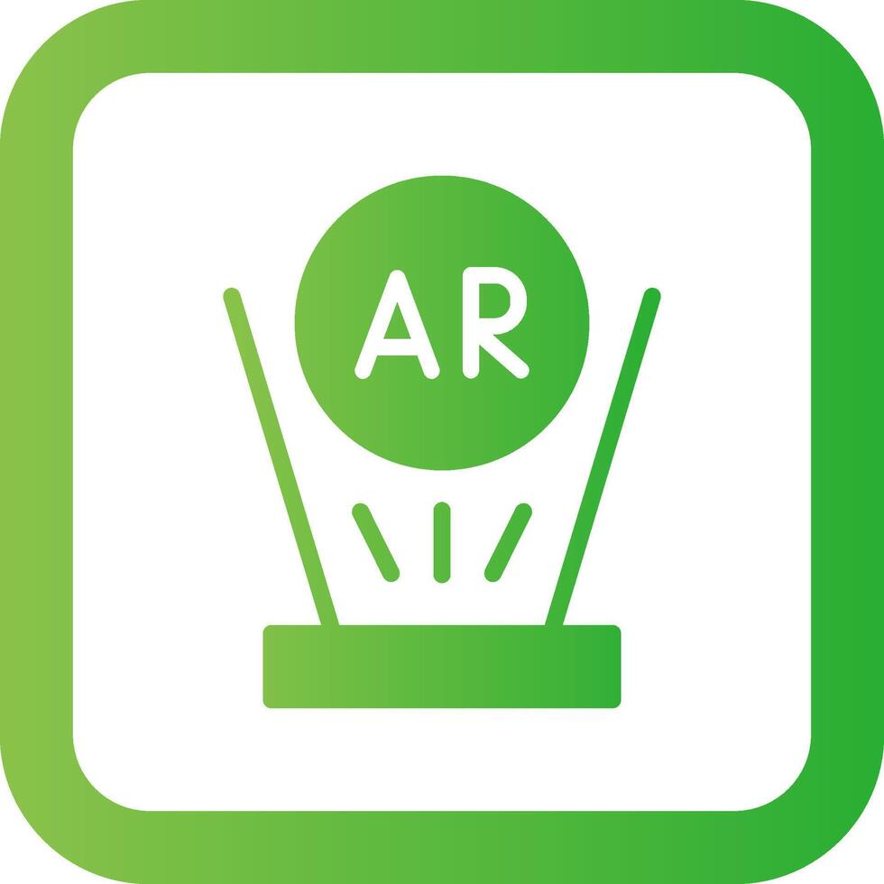 Augmented Reality Creative Icon Design vector