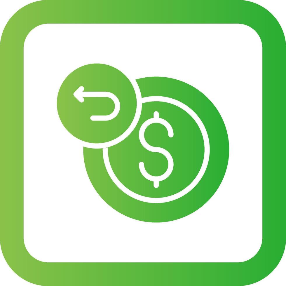 Refund Creative Icon Design vector