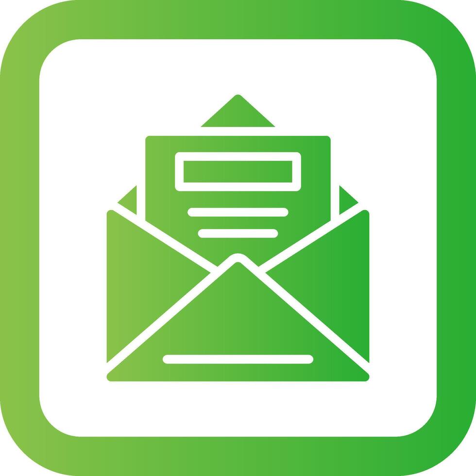 Open Email Creative Icon Design vector