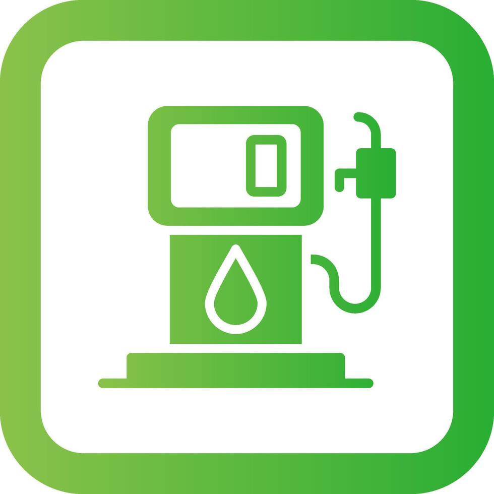 Petrol Station Creative Icon Design vector