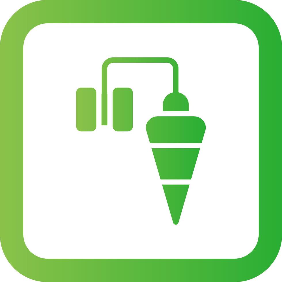 Plumb Bob Creative Icon Design vector