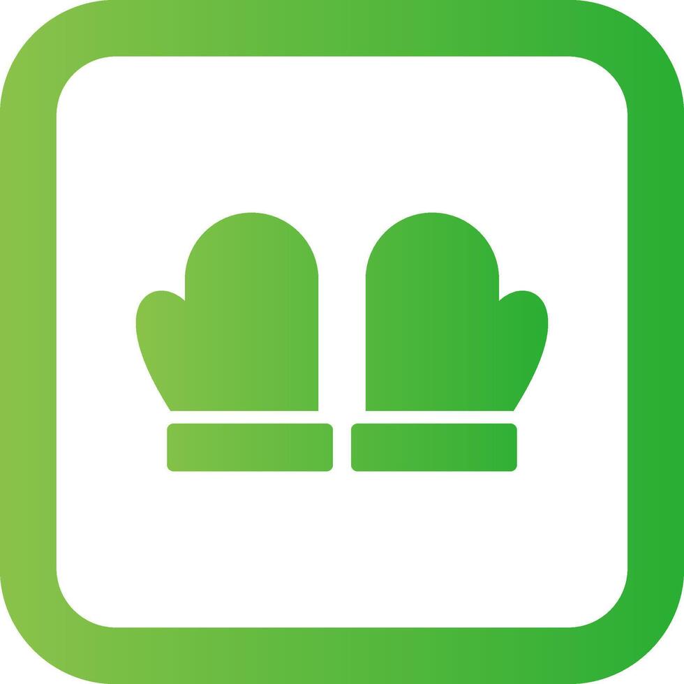 Kitchen Glove Creative Icon Design vector