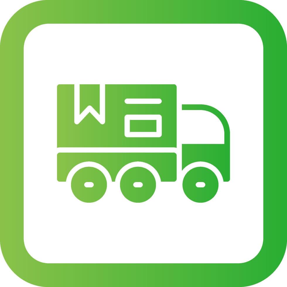 Delivery Truck Creative Icon Design vector