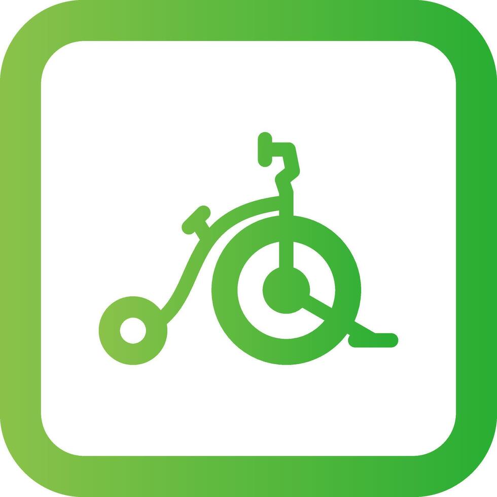 Circus Bike Creative Icon Design vector