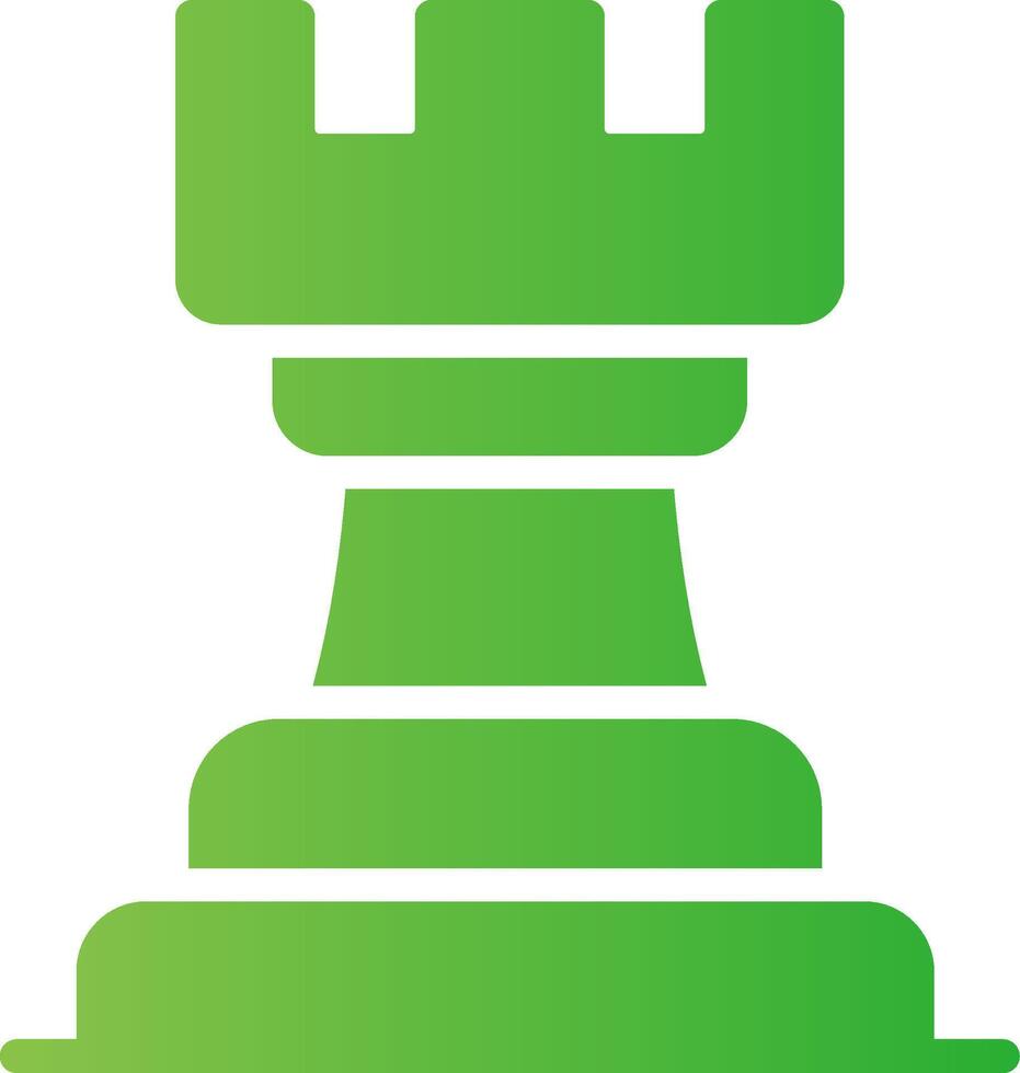 Chess Piece Creative Icon Design vector