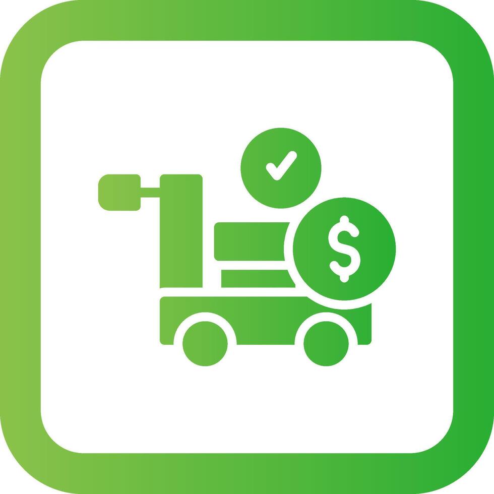 Procurement Creative Icon Design vector