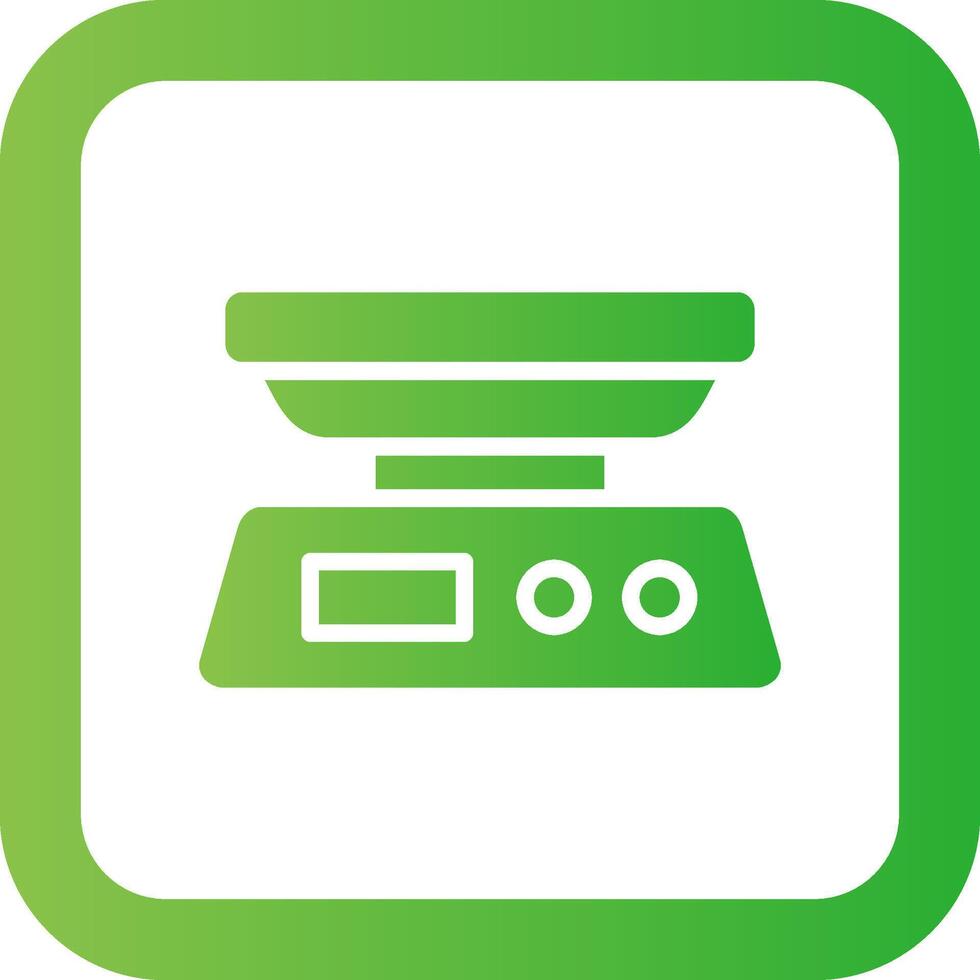 Food Scale Creative Icon Design vector