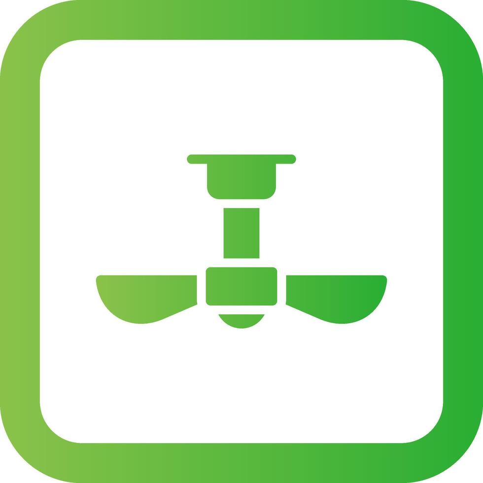 Ceiling Fan Creative Icon Design vector