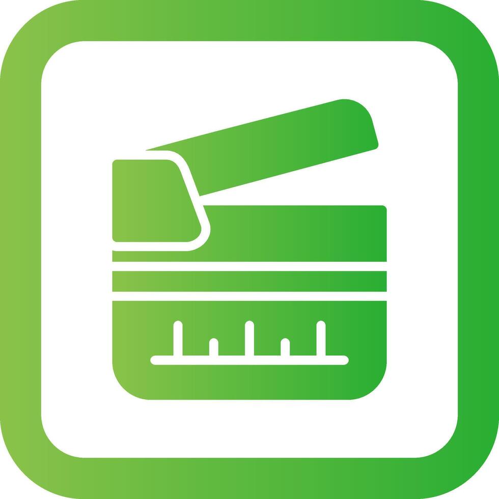 Clapperboard Creative Icon Design vector