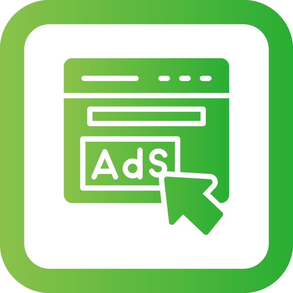 Advertising Creative Icon Design vector
