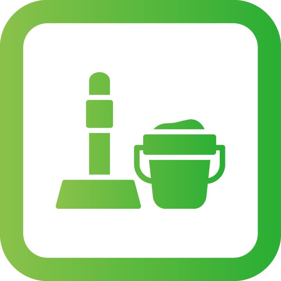 Floor Cleaner Creative Icon Design vector