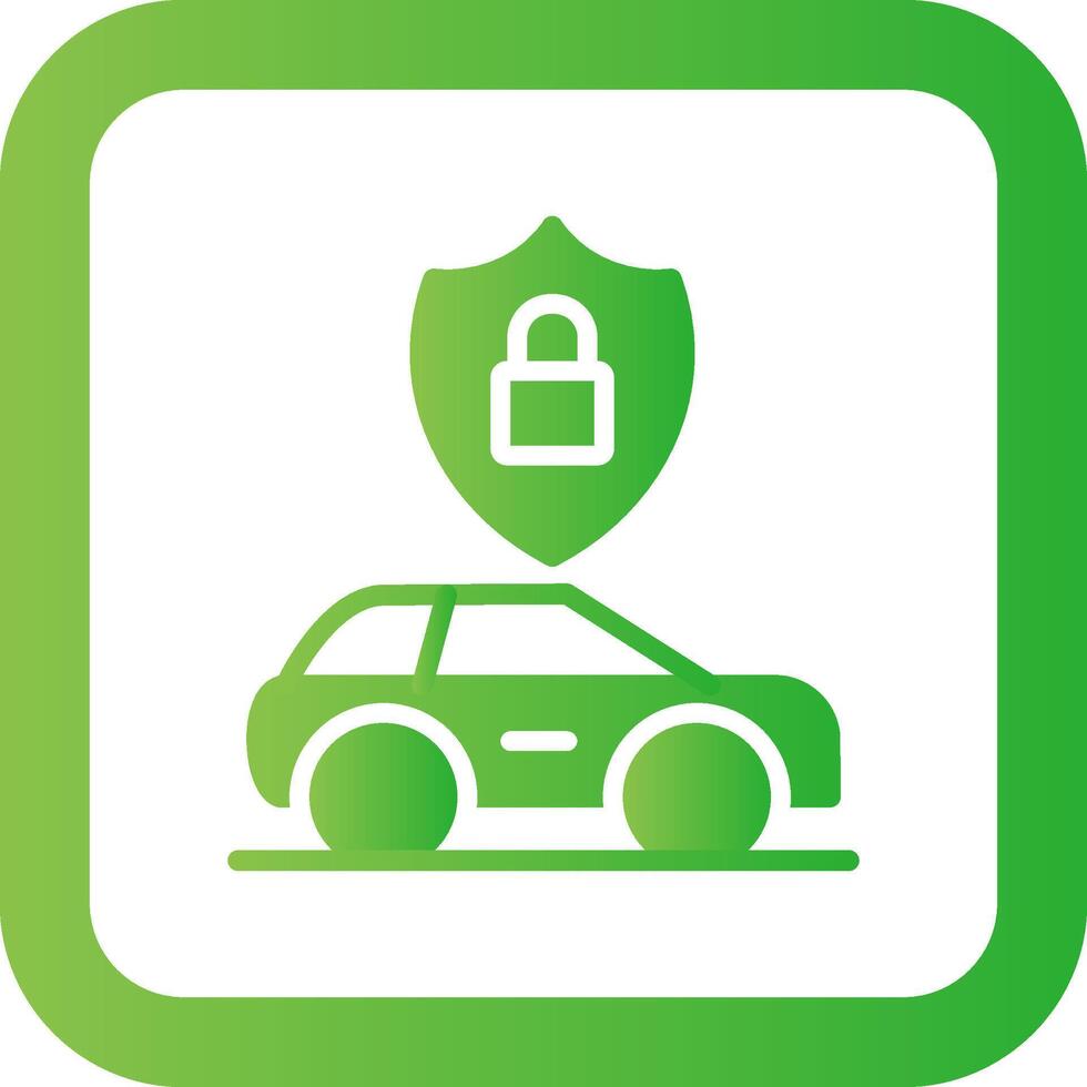 Anti Theft System Creative Icon Design vector