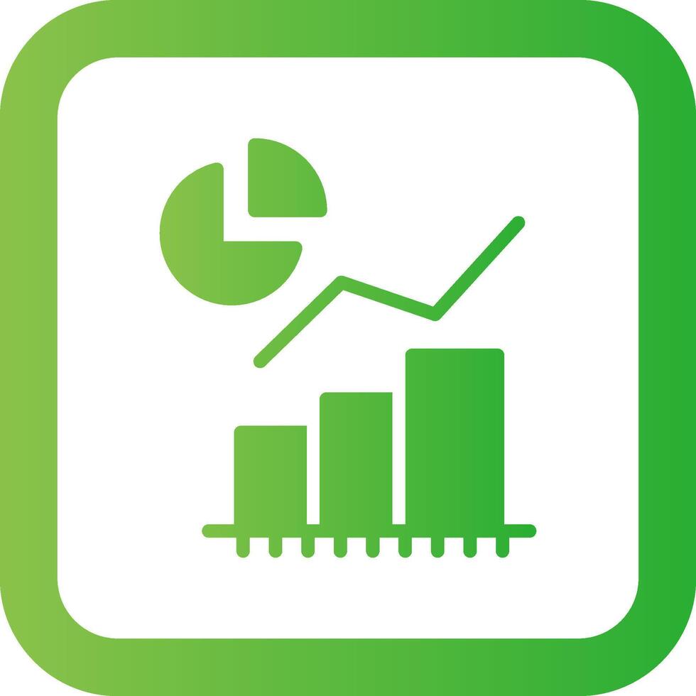 Statistical Analysis Creative Icon Design vector