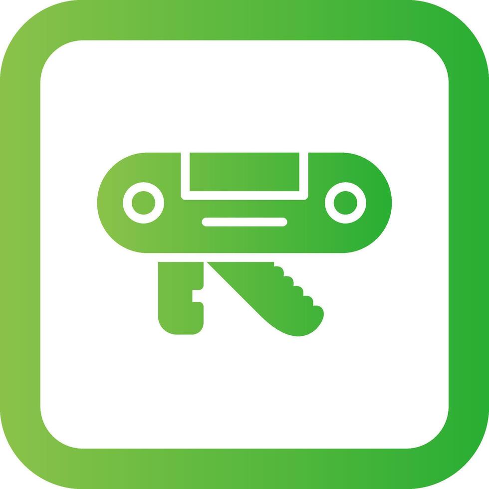 Swiss Army Knife Creative Icon Design vector