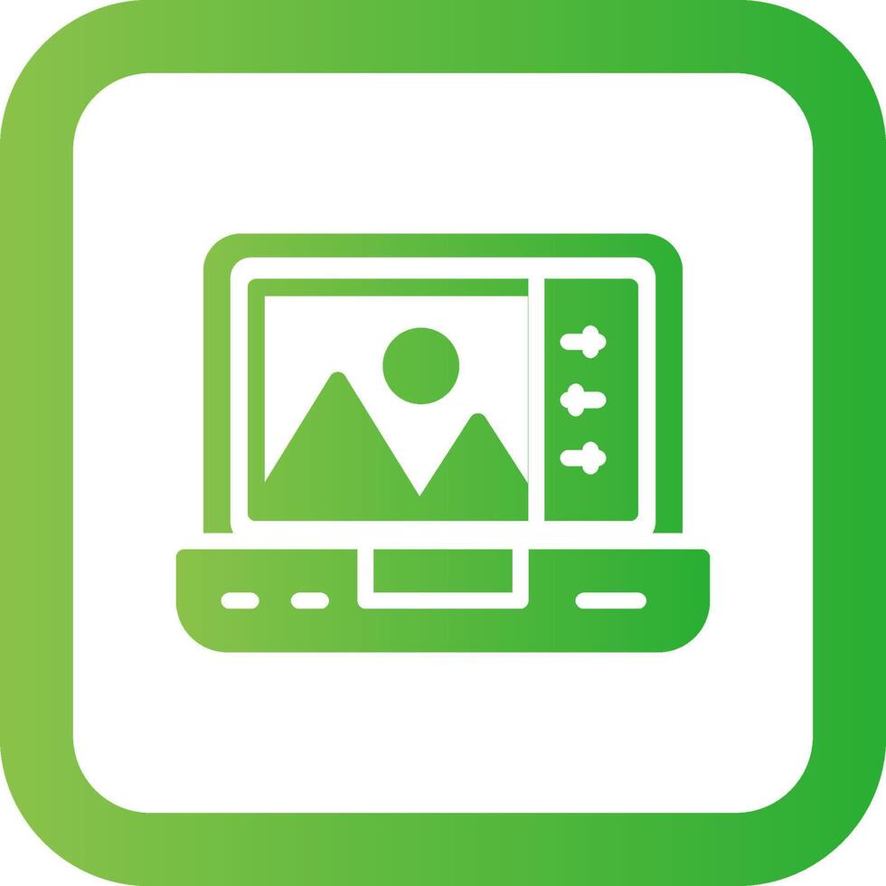 Photo Editing Creative Icon Design vector
