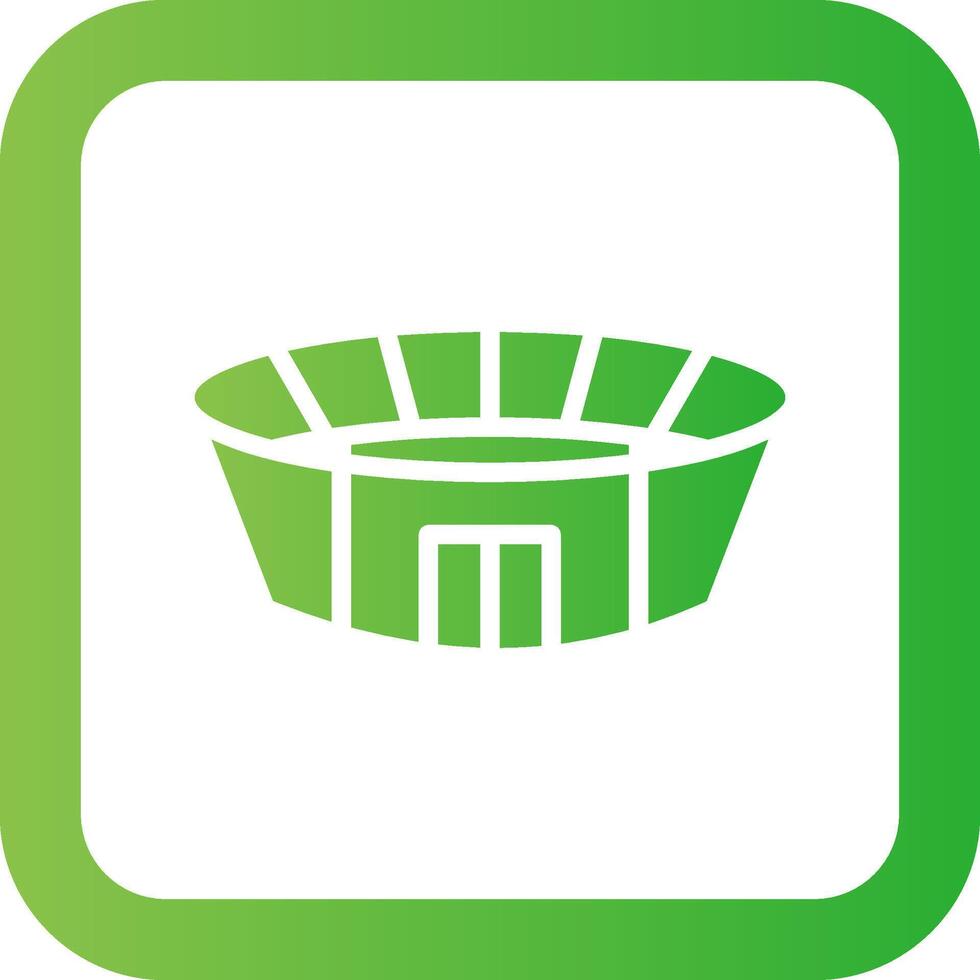 Stadium Creative Icon Design vector