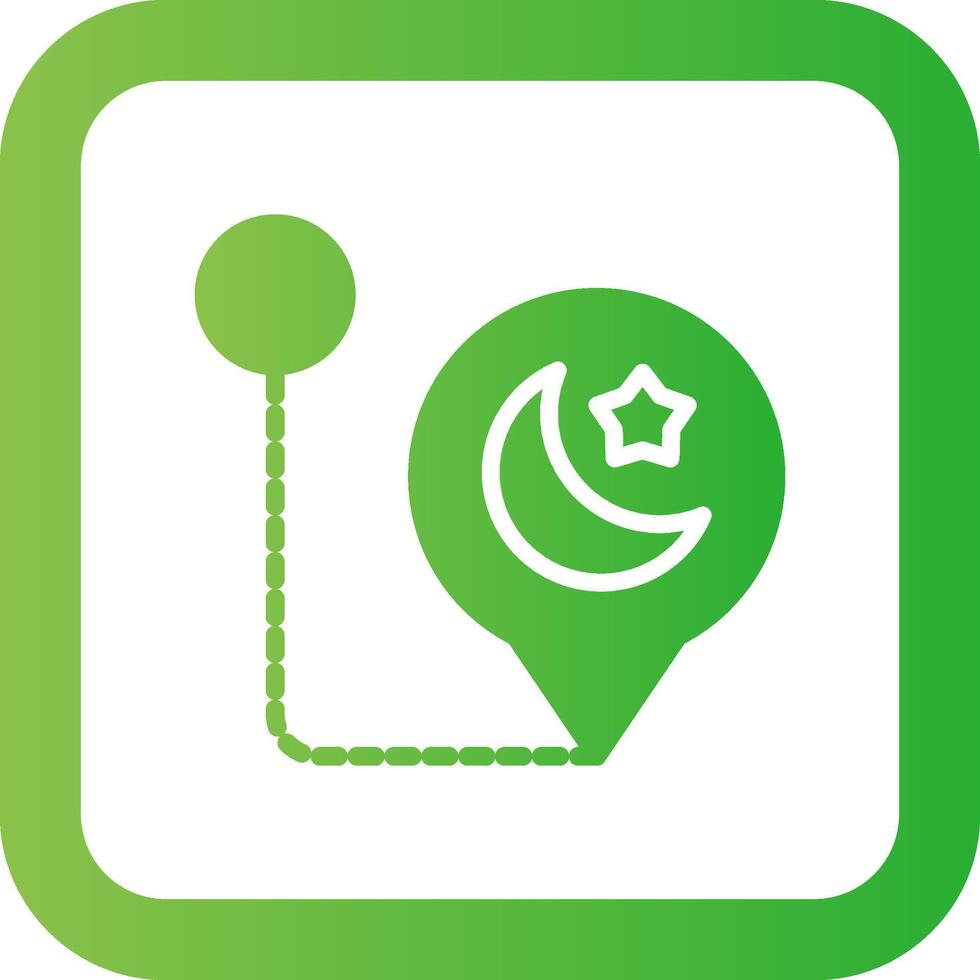 Pilgrimage Creative Icon Design vector