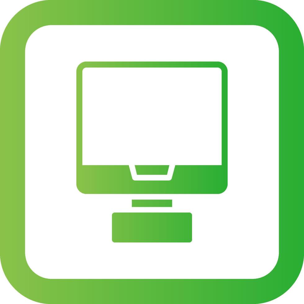 Monitor Creative Icon Design vector