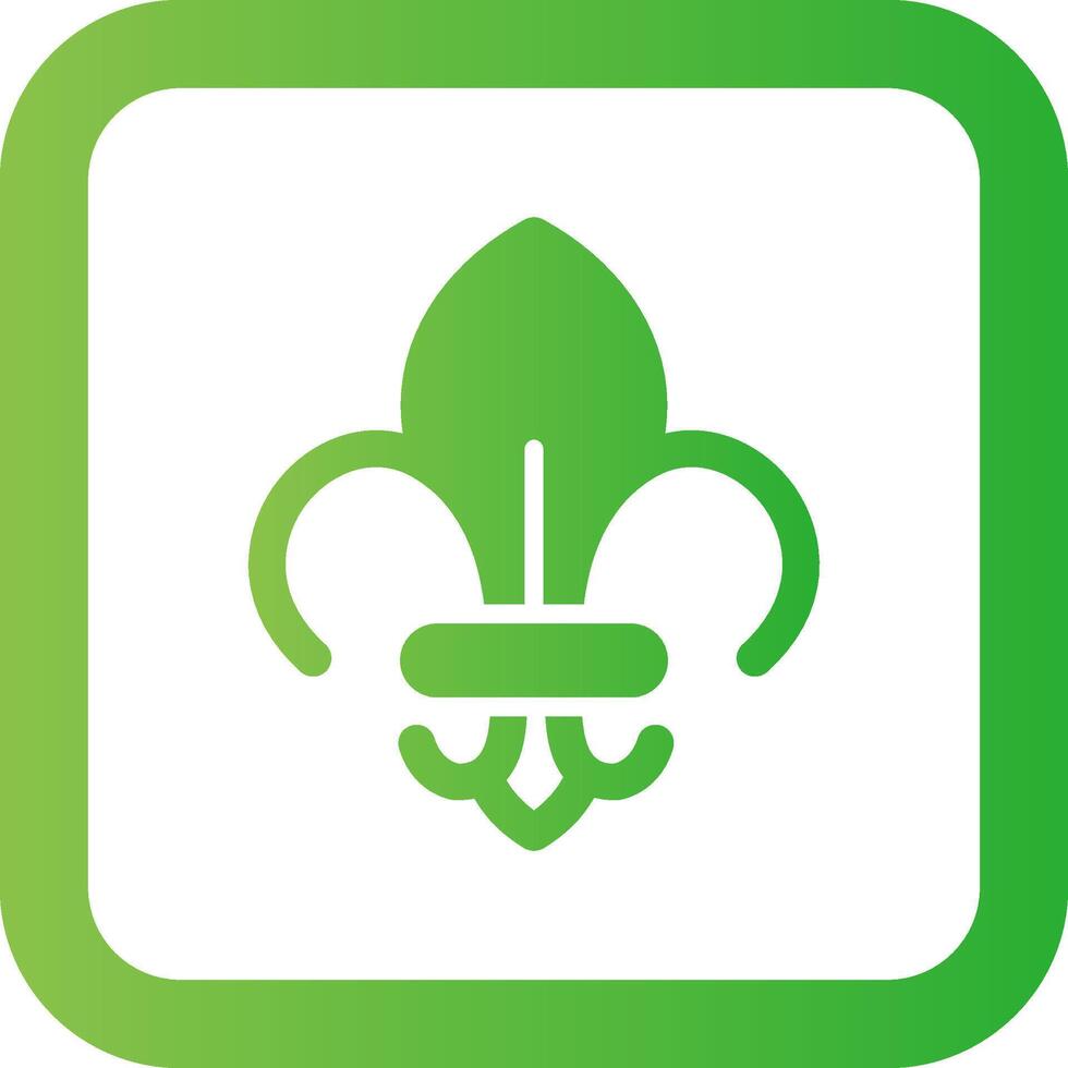 Fleur De Lis Creative Icon Design vector