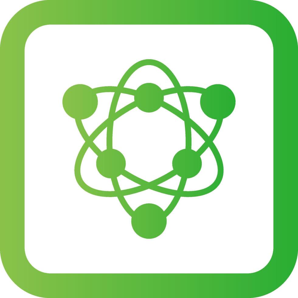 Atom Creative Icon Design vector