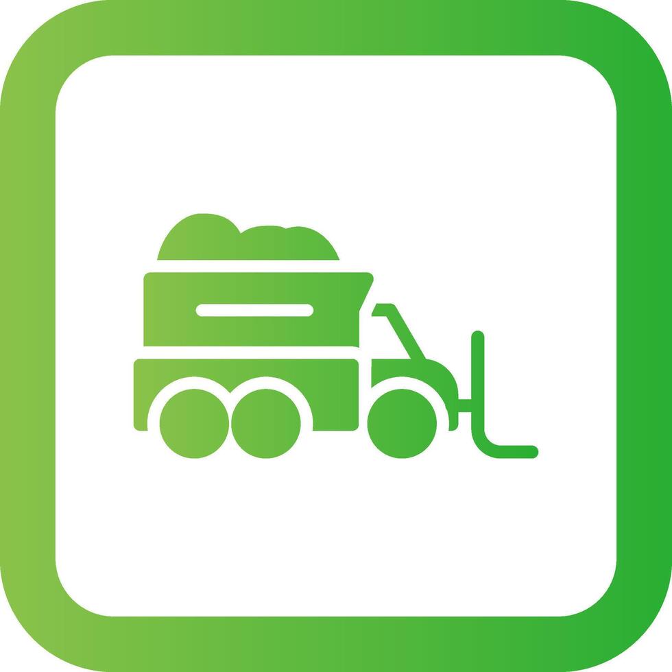 Snowplow Creative Icon Design vector