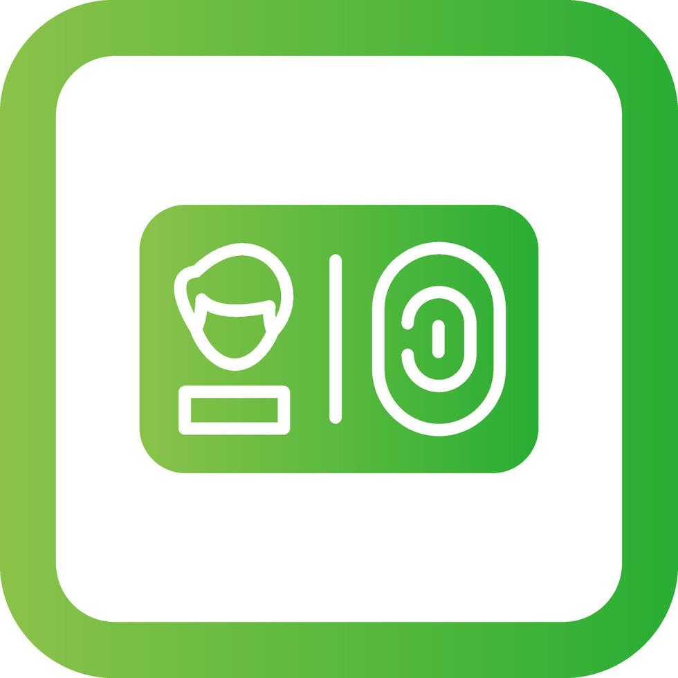 Smart Card Creative Icon Design vector